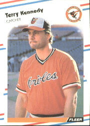 1988 Fleer Baseball Cards      563     Terry Kennedy